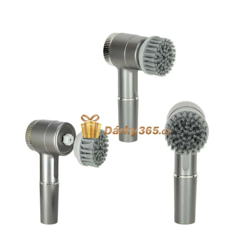 Elektrický čistící kartáč 5v1 rotační s LED displejem