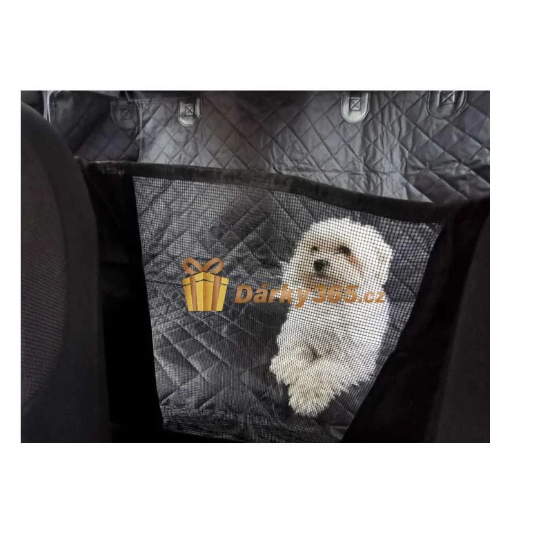 Ochranná deka XXL do auta pro psa voděodolna černá