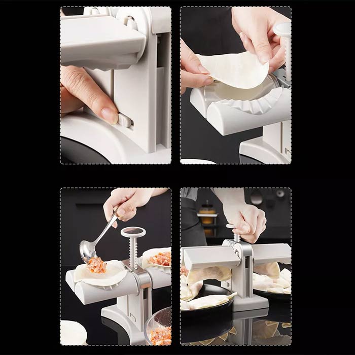 Manuální strojek na výrobu knedlíků a piroh