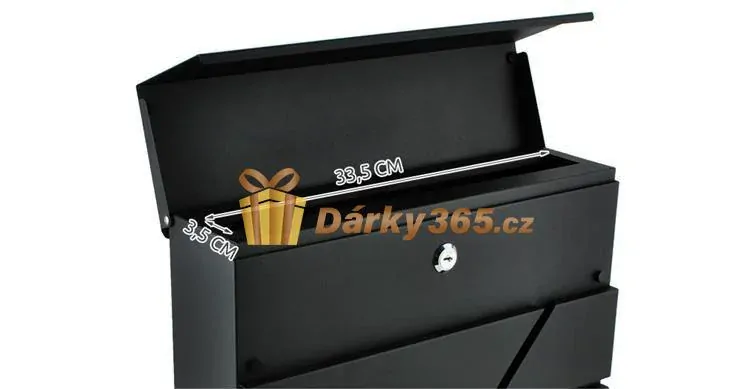 Poštovní schránka Malatec - antracit S6238