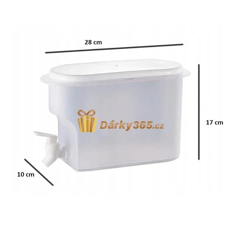 Nádoba na studené nápoje s kohoutkem do lednice 3,5L