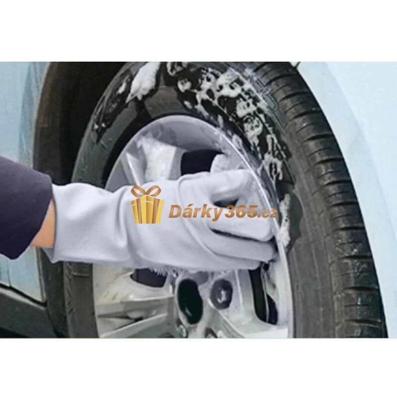 Silikonové rukavice na mytí