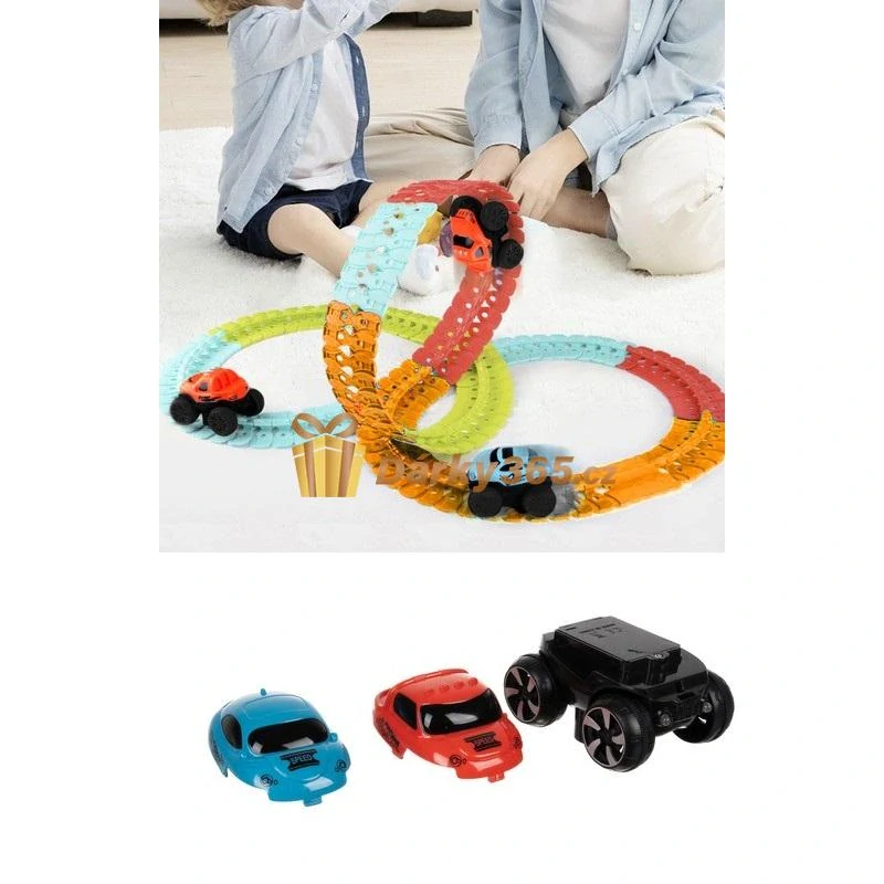 Závodní flexibilní dráha - 193 prvků