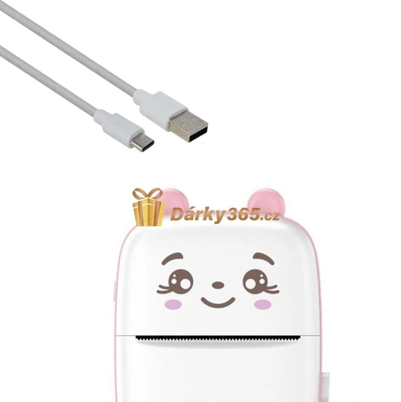 Přenosná mini fototiskárna pro děti i dospělé