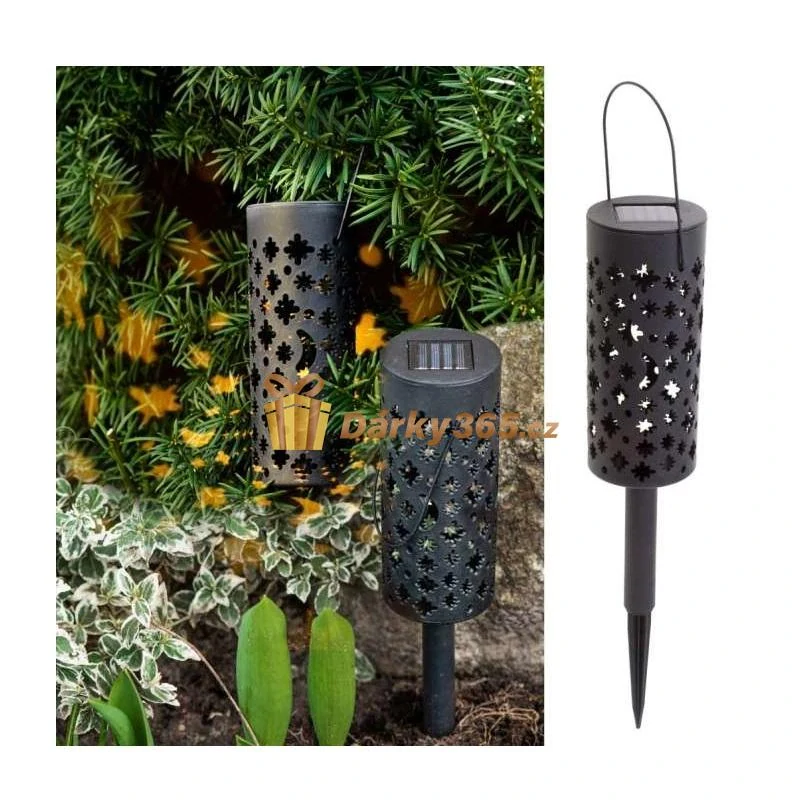 Solární zahradní lampa / lucerna 4ks 40 cm