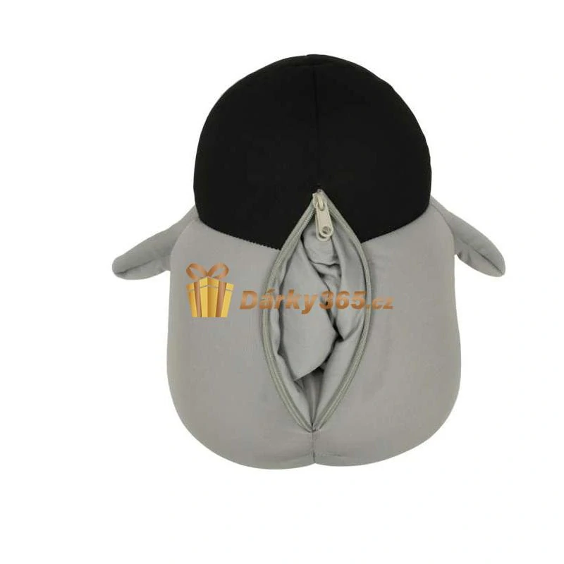 Magický cestovní kamarád 2v1 polštářek tučňák