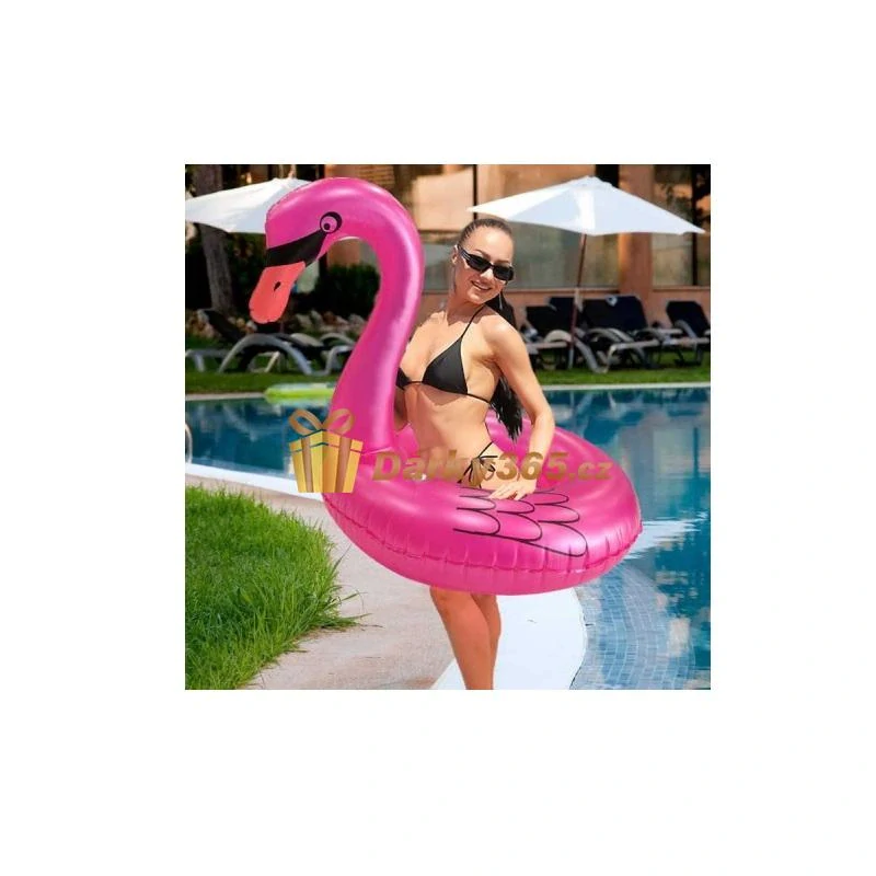 Nafukovací kruh labuť s LED světlem