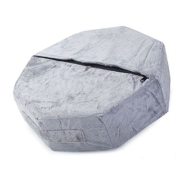 Plyšový držák na nápoje, osmiúhelník, s otvory