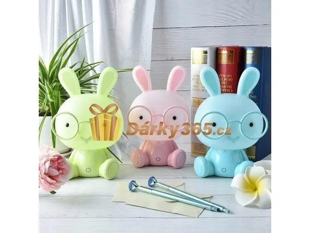 Dětská noční LED lampička zajíček