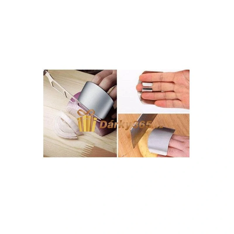 Ocelová ochrana prstů při krájení