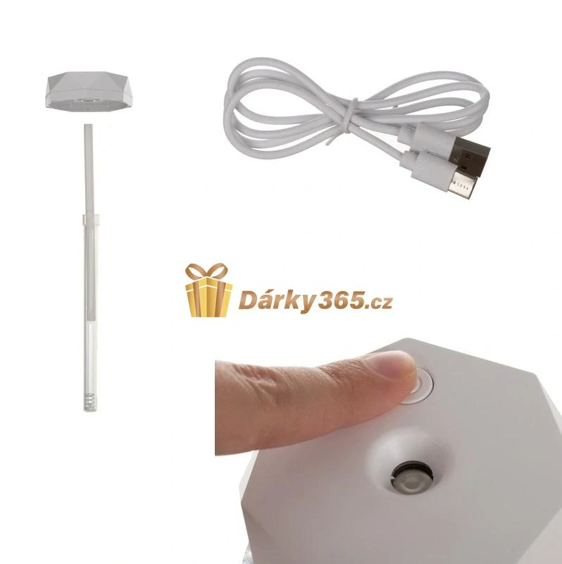 Zvlhčovač vzduchu - noční lampa 2v1