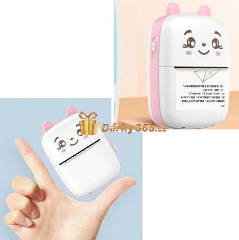 Přenosná mini fototiskárna pro děti i dospělé