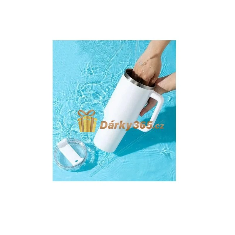 Termohrnek 1200ml s brčkem