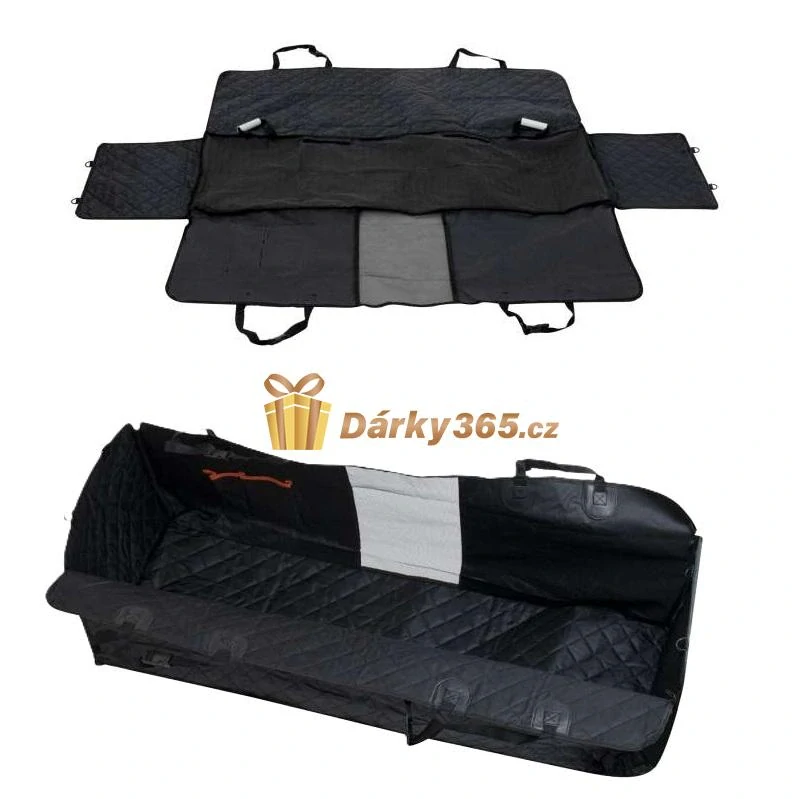 Ochranná deka XXL do auta pro psa voděodolna černá