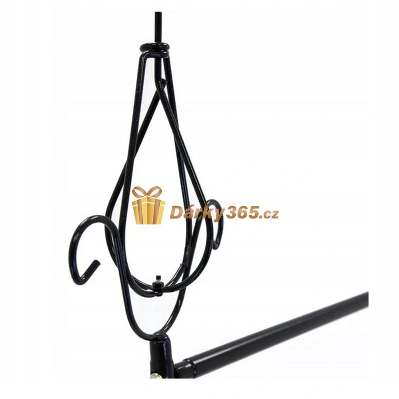 Zahradní pergola kovová na květiny dekorativní tmavě zelená