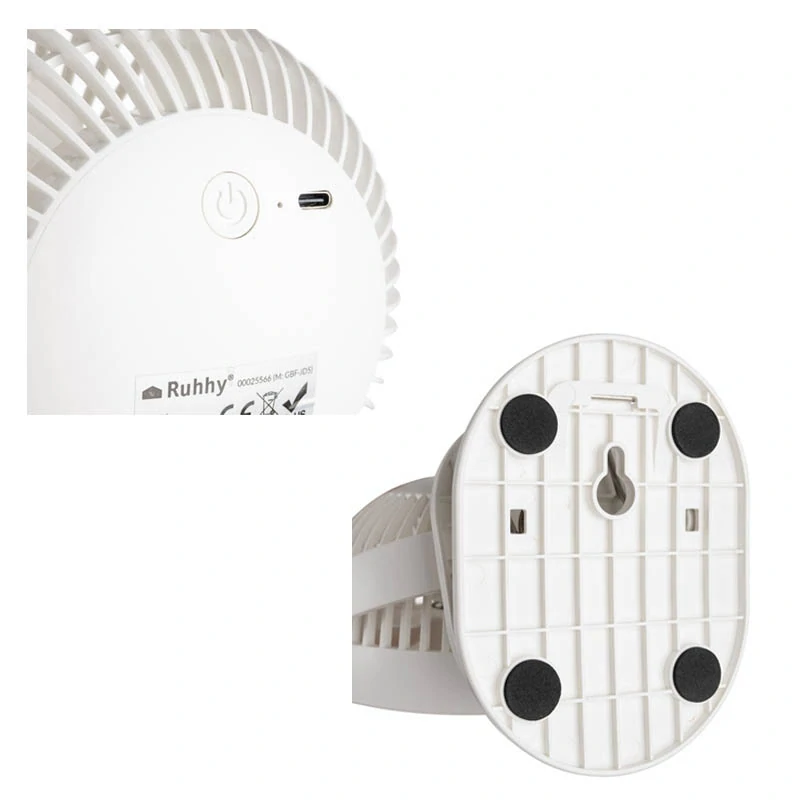 Bezdrátový stolní ventilátor Ruhhy, 1200 mAh, USB-C, 3 rychlosti