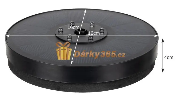 Malatec 18923 Solární fontána k zahradnímu jezírku 180L/H, RGB