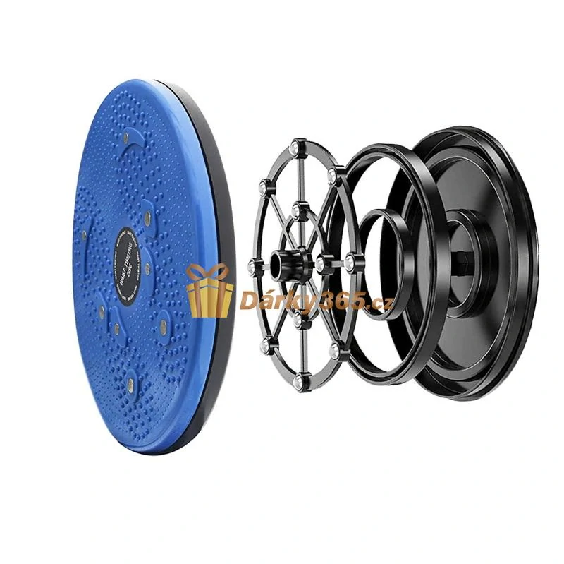 Otočný twister pro cvičení a masáž chodidel, 360 magnetů