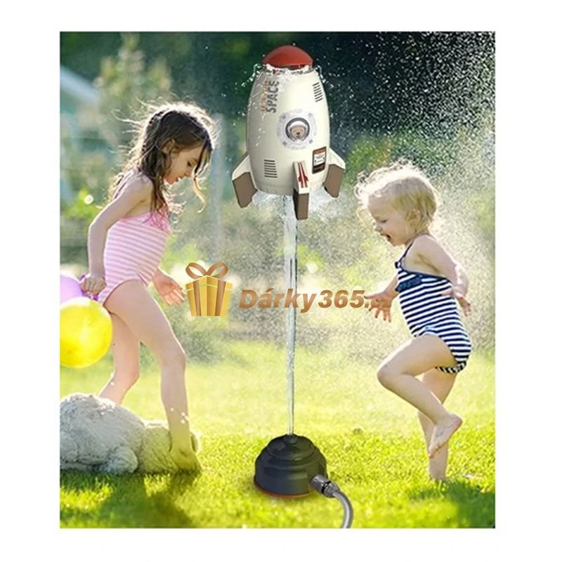 Raketa - vodní fontána pro děti