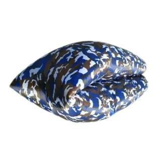 Nafukovací pytel Lazy Bag maskáčový tmavě modrý