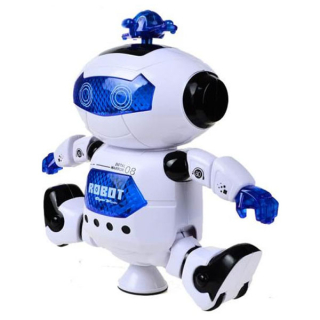 Rotační svítící robot se zvukem