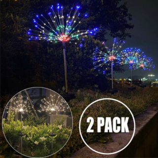 LED solární ohňostroj 2 ks
