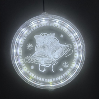 Vánoční LED závěsná dekorace Zvonek