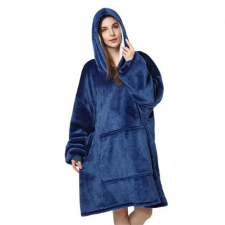 Deka s kapucí a rukávy