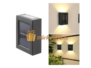 LED Nástěnné venkovní solární světlo