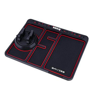 Palubní protiskluzová podložka a kryt na mobilní telefon do auta