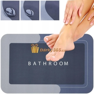 Absorpční a rychleschnoucí sprchová rohož 40 x 60 cm obdélník