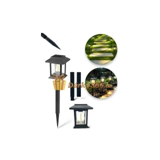 Solární zahradní lampa 39,5cm - teplá bílá Lucerna