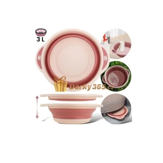 Silikonová skládací mísa 3L