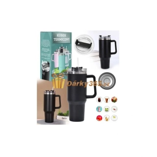 Termohrnek 1200ml s brčkem