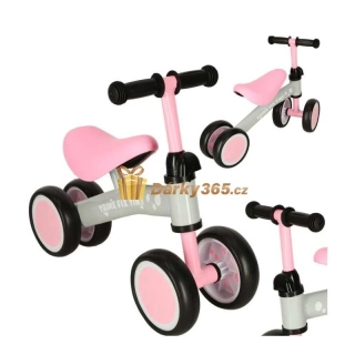 Dětská čtyřkolka balanční 3v1 Trike Fix Mini růžová