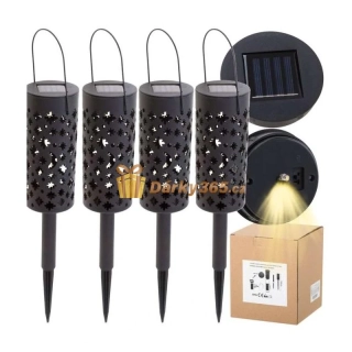 Solární zahradní lampa / lucerna 4ks 40 cm
