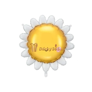 Fóliový balónek Kopretina s úsměvem 70 cm