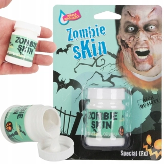 Halloween zombie make-up 28 ml – bílý podklad pro efekt mrtvé kůže