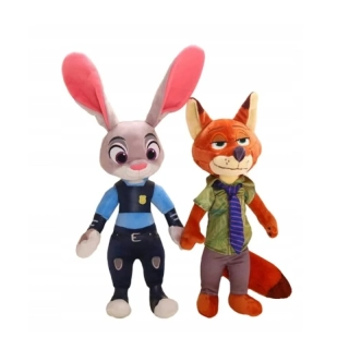 Plyšák Zootopia 40 cm Nick a Judy sada