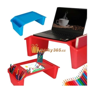 Cestovní stolek do auta pro děti s úložným prostorem plastový